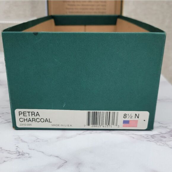 SAS Petra Lace Up Loafer in Black Charcoal Nubuck Leather Women's Size 8.5N - Picture 2 of 10